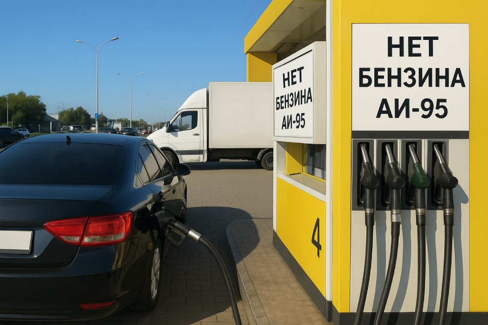 Дефицит бензина в Крыму
